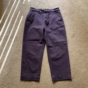 Everlane straight leg crop pants